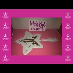 Jeffree Star White Glitter Star Mirror